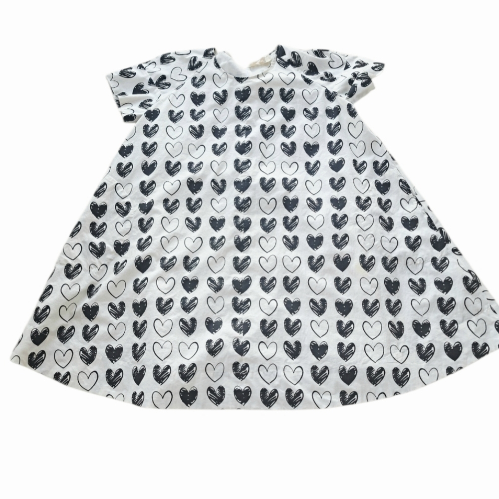 Anthropologie Porridge Heart Patterned Dress - Picture 3 of 11